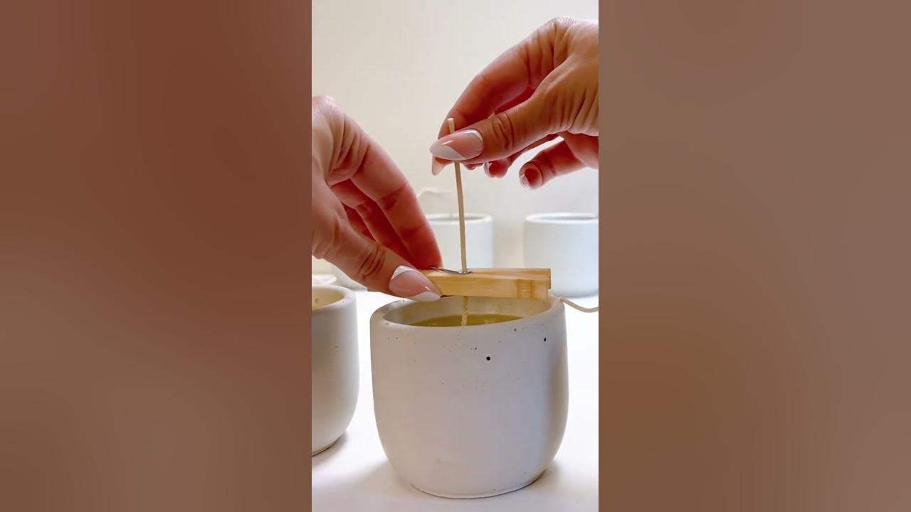 Candle Making 101: How To Wick A Jar Candle 