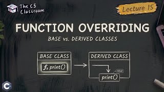 Information OOP Lecture 15 | Function Overriding in C++ Explained Simply | OOP C++ Guide