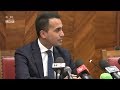 Ilva, la conferenza stampa del Ministro Di Maio