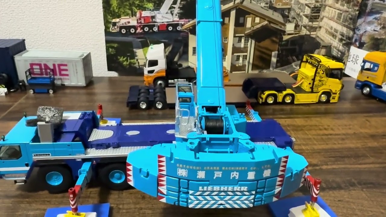 『超レア・格安』ドイツＫＲＵＰＰ社　移動式クレーン車/ＮＺＧ　１/５０ミニチュア NZG 1/50 Liebherr LTM1250-5.1 Mobil crane クレーン車 : Garage