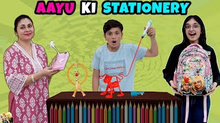 AAYU KI STATIONERY | Aayu ka collection | Aayu Pihu Bags | 3D Pen | Aayu and Pihu Show screenshot 4