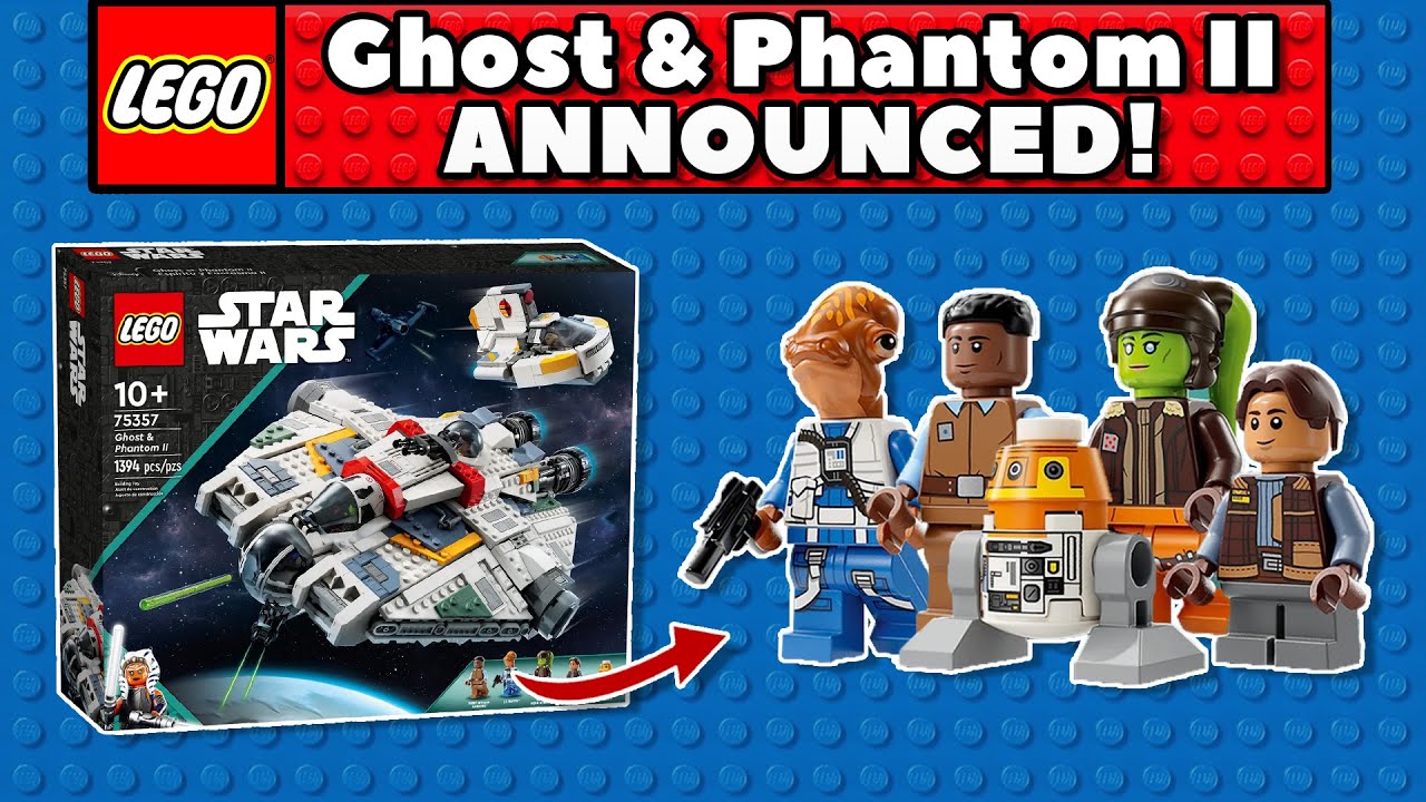 NEW Ghost & Phantom II (75357) OFFICIALLY ANNOUNCED! IT'S AMAZING!!! (LEGO Star Wars 2023)