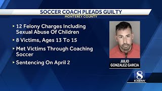 Former Salinas soccer coach pleads guilty to felonies against 8 children