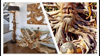 Необычные изделия из дерева. Unusual wood products.
