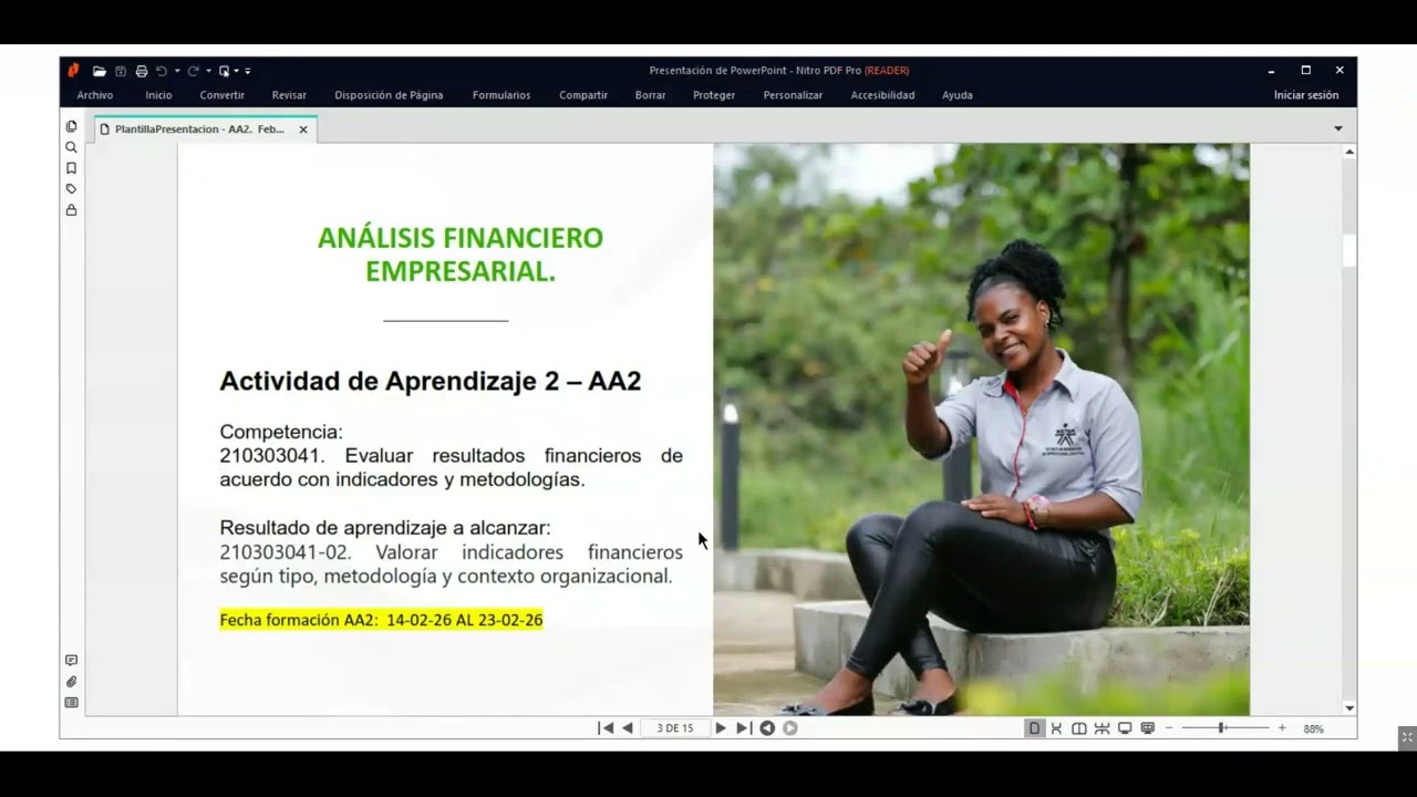 Sesión en Línea Actividad 2.  Análisis Financiero Empresarial.