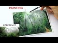 WATERCOLOR PAINTING | How to paint from a reference photo | Easy watercolor landscape for beginners