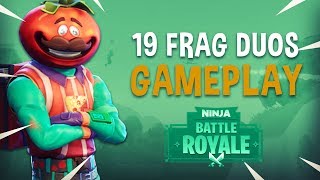 19 Frag Duos Gameplay - Fortnite Battle Royale Gameplay - Ninja