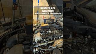 REPÉRER LES INJECTEURS #automobile #injecteurs #mercedes