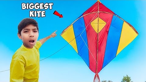 We Make World's BIGGEST KITE - 100% Flying | सबसे बड़ी पतंग | 🪁