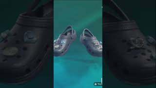 NEW Crocs Classic Glitter Clog shoes in the item shop#fortnite#fortniteitemshop#ps5#gaming#shorts