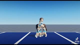 Roblox cheer game Senior elite 2022 stunt screenshot 1