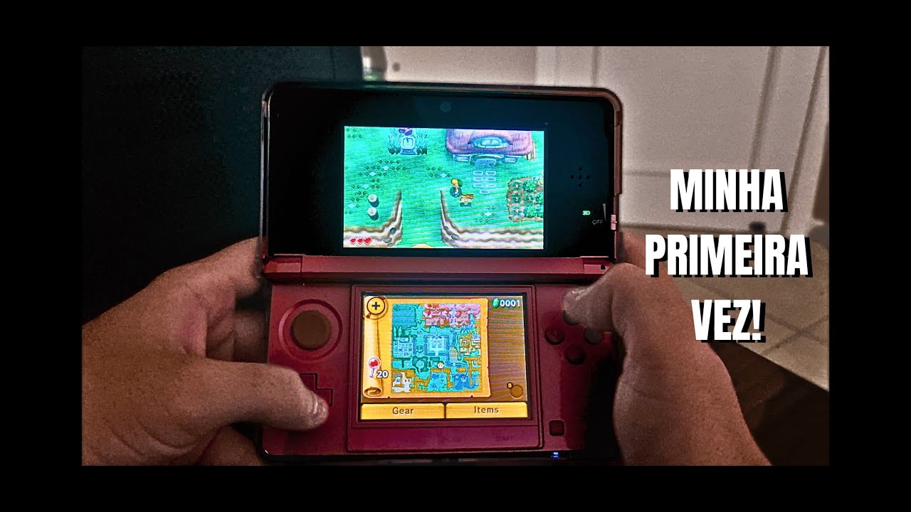 Minha primeira vez jogando Zelda