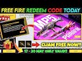 FREE FIRE REDEEM CODE TODAY MAY 17 REDEEM CODE FREE FIRE | FF REDEEM CODE TODAY MAY 17