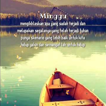 Status wa hari...minggu