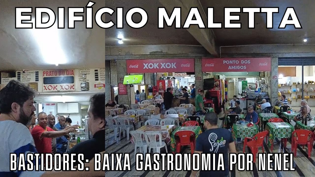 No Edifício Maletta com Baixa Gastronomia por Nenel - Bastidores - Feijão, Xok Xok, Criatura