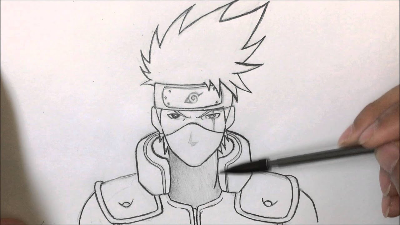 Drawing Kakashi Naruto Shippuden