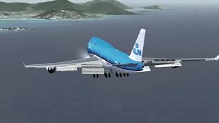 Fsx 2017 Klm St Maarten Landing