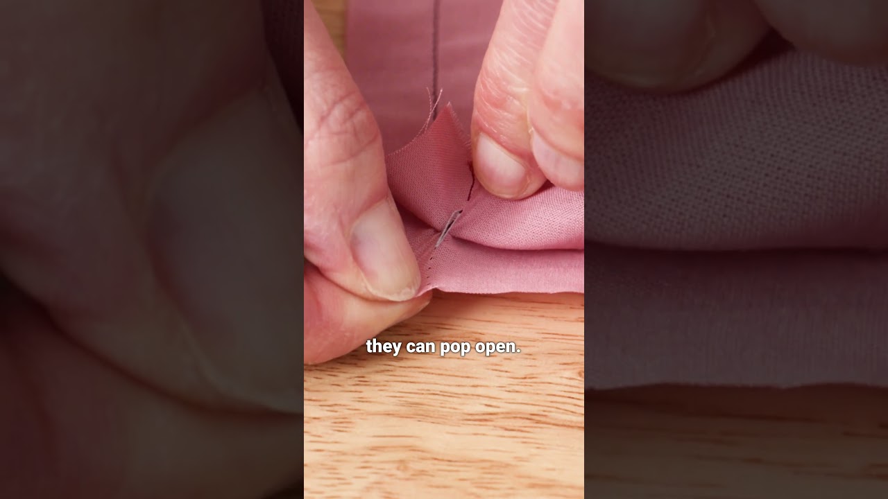 If Your Seams Pop Open, Try This