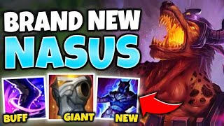 WTF?! NASUS BECOMES A GIANT WITH THIS INSANE BUFF! (W + R STACK NOW) - League of Legends
