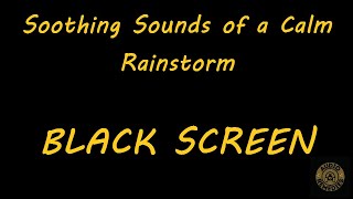 Calming Rain for Relaxation | Two Hours of Soothing Rain Black Screen | Relaxing With Nature Vol 1