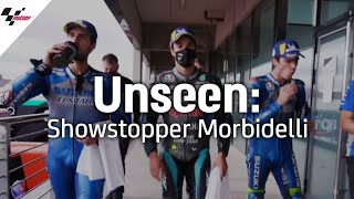 Unseen: Showstopper Morbidelli delights the Petronas SRT box