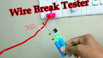 Homemade non contact voltage tester using BC547, Simple AC detector