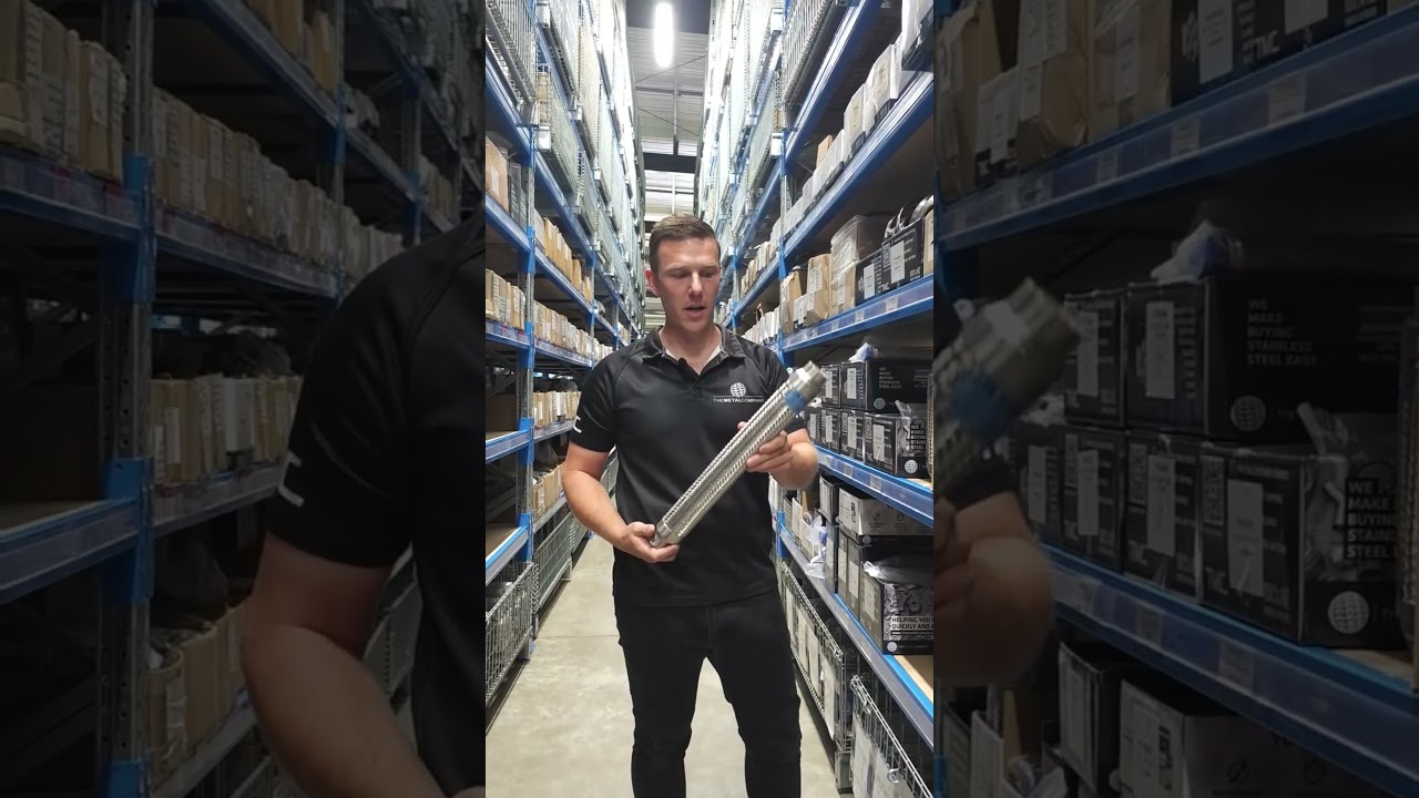 Flexiflow! Our new convoluted stainless steel braided hoses.