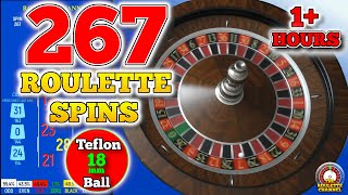 Day 20: 267 Roulette Spins  - Teflon Ball 18mm - Test Your Roulette Strategy!