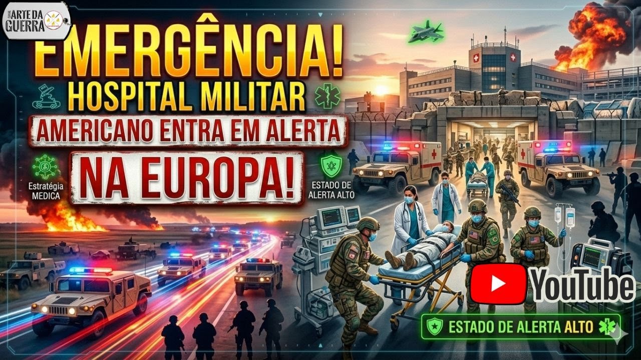 EMERGÊNCIA Iraniana: Hospital Militar Americano Entra em Alerta na Europa !!!