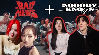 KISS OF LIFE (키스오브라이프) 'Bad News' & 'Nobody Knows' Official MVs REACTION!!