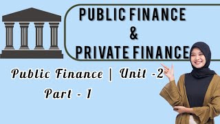 MA economics | third sem | public finance course |unit-2 | SGOU | part-1