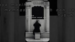 Don't wipe dry immediately after ablution 🤲