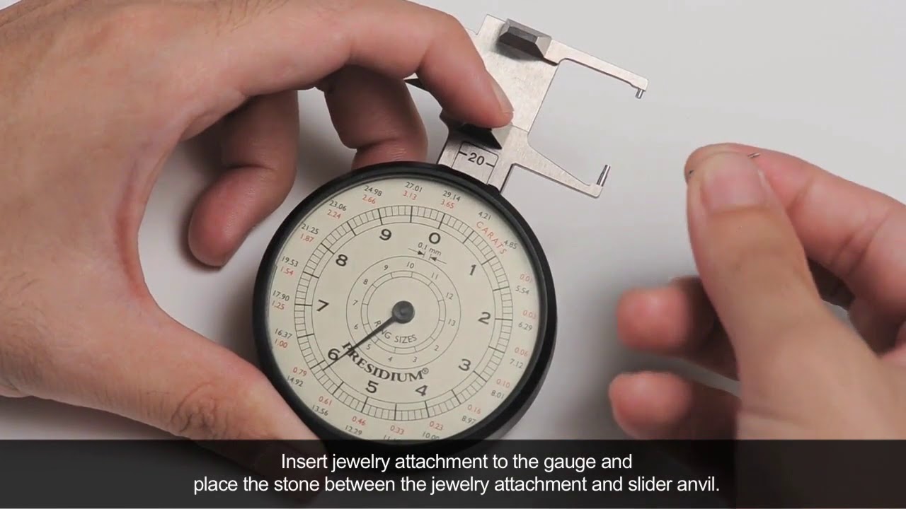 Dial Gauge Measurements for Gemstones PDG Presidium YouTube
