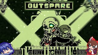 ゆっくり実況地上へ出ることを諦めた世界?アウトスペアサンズとの大激闘...こいつめちゃくちゃかっこよくねUndertaleau