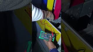 how to check voltage with a multi meter | voltage kaise check kare shortvideo shorts technical