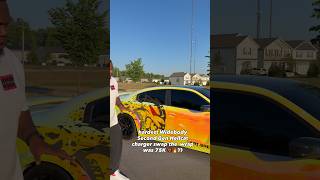 hardest Widebody Second Gen Hellcat charger swap the  wrap was 75K 👹🔥👀