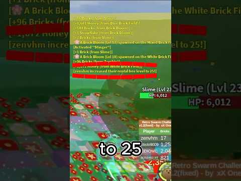 First Level 25 Bee In Bee Swarm 