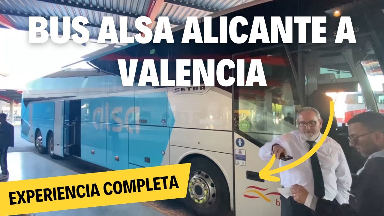 VIAJE EN BUS ALICANTE-BENIDORM-VALENCIA