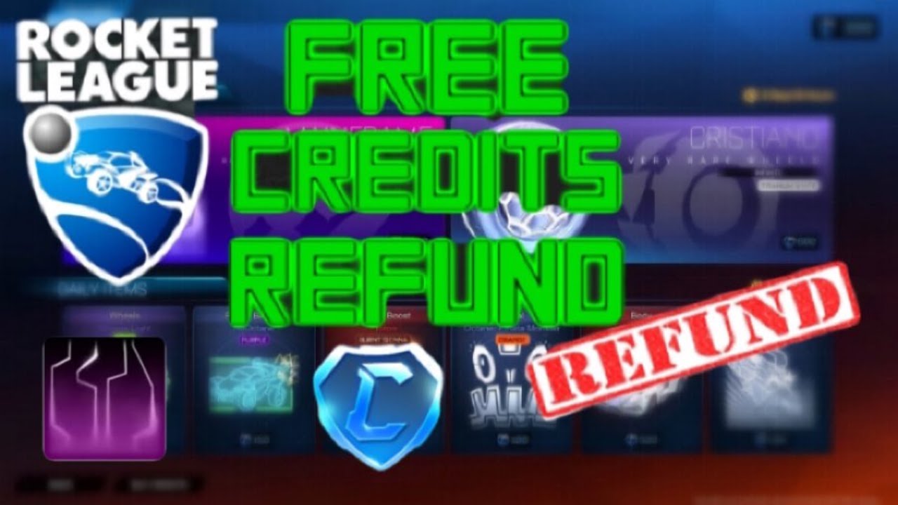 HOW TO REFUND ITEMS IN ROCKET LEAGUE!! YouTube