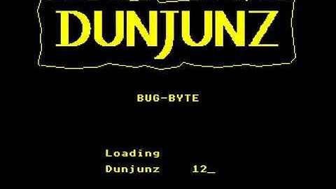 Dunjunz by Bug Byte on the Acorn Electron - levels 1 to 6