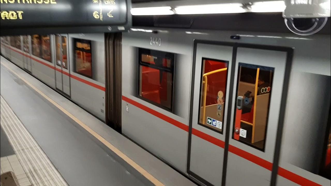 U-Bahn Linie U2 Typ V Schottentor in Wien - YouTube
