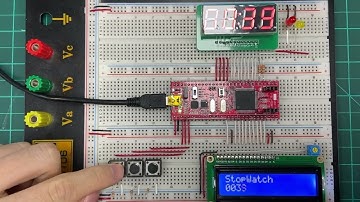 7. [AVR] Stopwatch Upcounter (FND & LCD 1602 이용하여 출력)