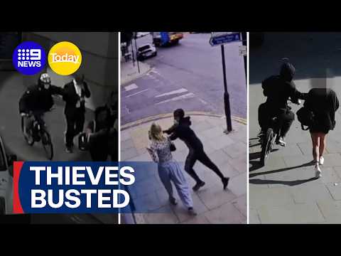 UK’s largest phone snatching ring busted | 9 News Australia