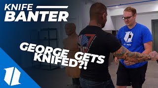 George Gets Knifed?! | Best Self-Defense Knives 2023