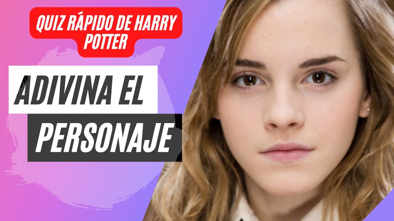 ADIVINA EL NOMBRE del personaje de HARRY POTTER #quiz #harrypotter #