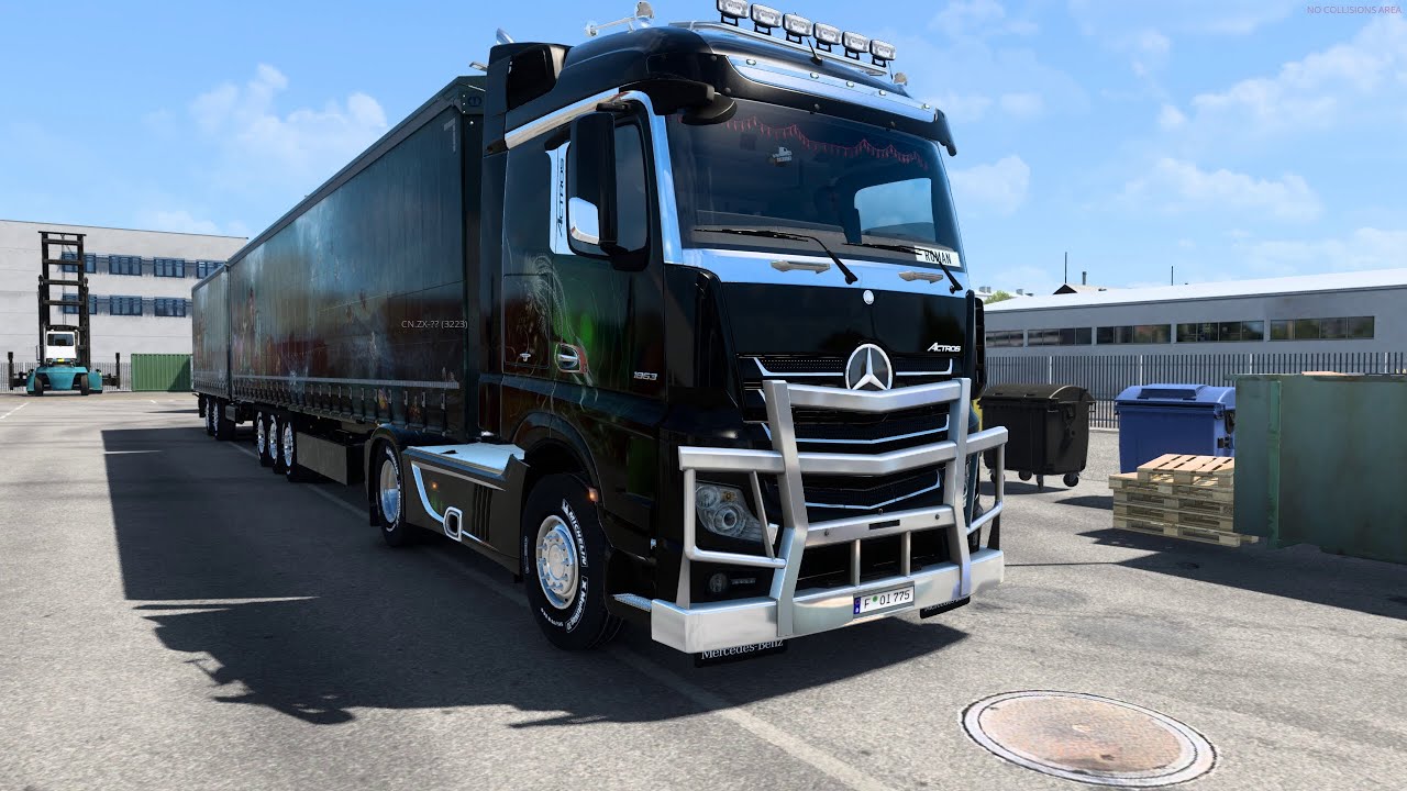 Mercedes-Benz New Actros StreamSpace Elektronika / Euro Truck Simulator ...