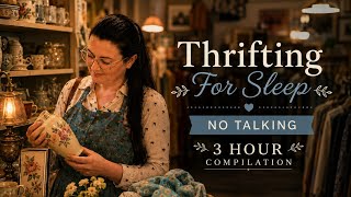 Cozy Thrifting for Sleep/Relaxing | 3 Hours, No Talking, Soft Music screenshot 3