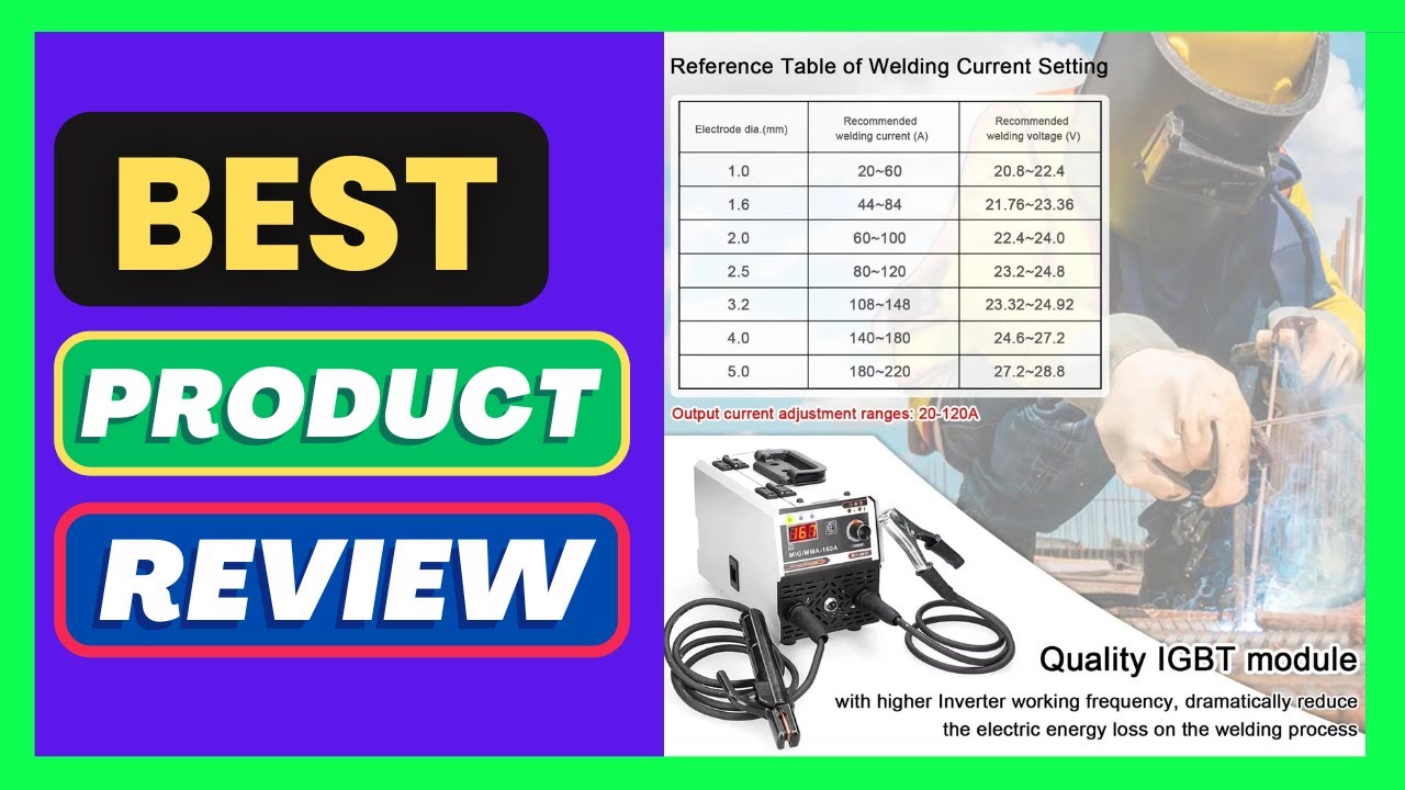 2-In-1 Multifunctional MIG MMA/MAG TIG-160C Welding Machine IGBT