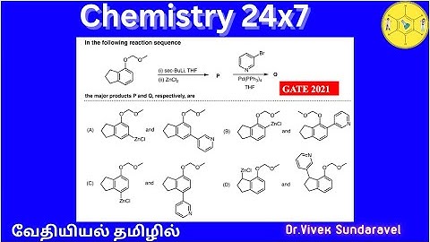 Directed Metalation/Negishi Cross-Coupling/GATE 2021/Problem Solved/வேதியியல் தமிழில்