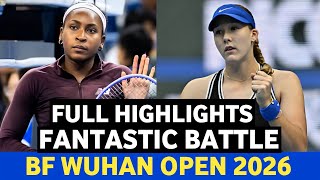 Coco Gauff vs Mirra Andreeva Fantastic Battle Full Highlights | Before Wuhan Open 2026